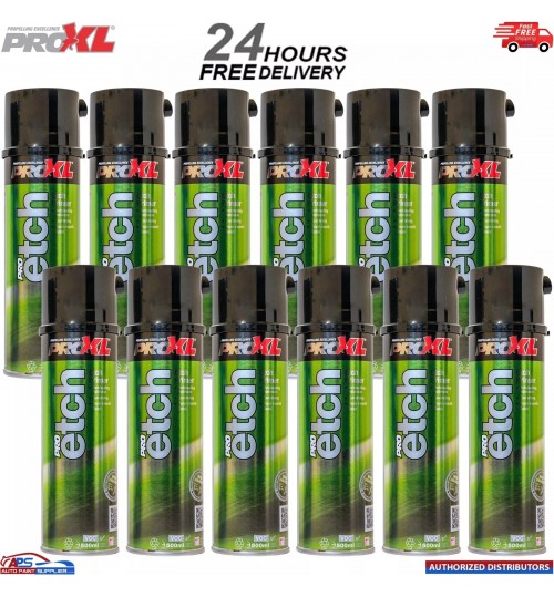 12X PRO XL PRO ETCH PRIMER AEROSOL SPRAY - 500ML PROXL HIGH QUALITY - GREY